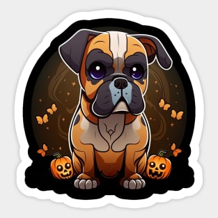 Boxer halloween Sticker